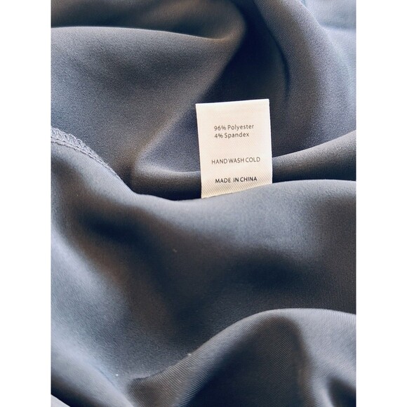 NEW Rumored Y2K Babydoll Little Black Mini Slip Dress S Rhinestones Satin Prom - Picture 10 of 10